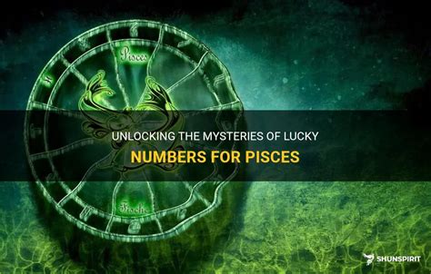 what are pisces lucky numbers|Unlocking Pisces Fortune: Lucky Numbers, Color, and Days.